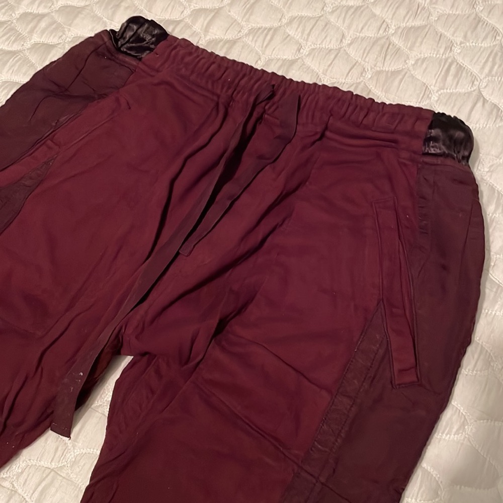 Haider Ackerman Red Patchwork Crop M - image 1